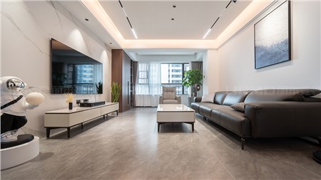 7w装修130m²现代风的家 | 丽尔曼顿全房全屋整装