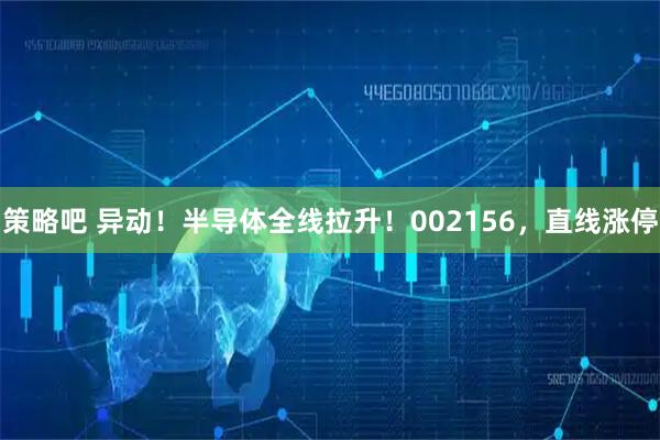 策略吧 异动！半导体全线拉升！002156，直线涨停