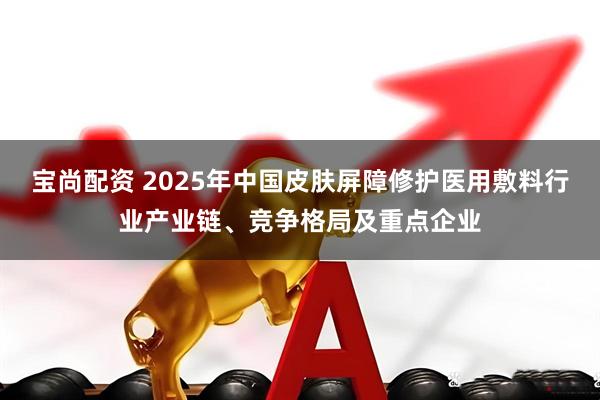 宝尚配资 2025年中国皮肤屏障修护医用敷料行业产业链、竞争格局及重点企业