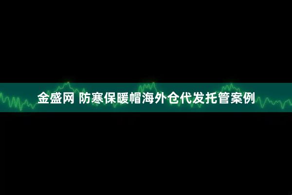 金盛网 防寒保暖帽海外仓代发托管案例